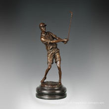 Статуэтка спортивной фигуры Golf Male Bronze Sculpture, Milo TPE-779